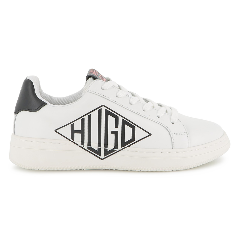 Lace-up leather trainers HUGO 
                        BOY