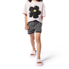 Denim shorts with diamant&eacute;s MARC JACOBS 
                    GIRL