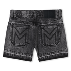 Denim shorts with diamant&eacute;s MARC JACOBS 
                    GIRL