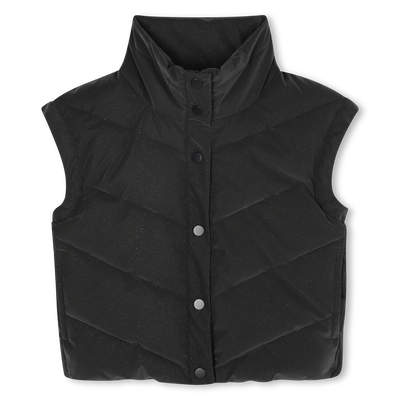 Sleeveless glitter down jacket BILLIEBLUSH GIRL