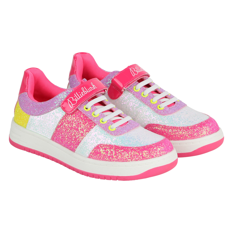 Lace-up low-top trainers