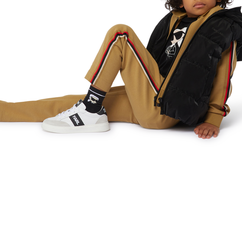 Stripe detail jogging bottoms KARL LAGERFELD KIDS 
                        BOY