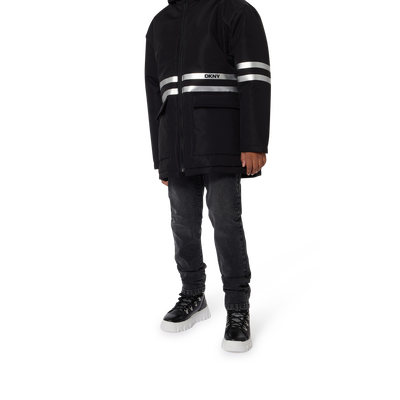 Water-repellent hooded parka DKNY UNISEX