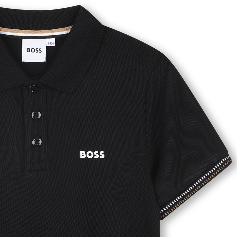 Tricolour-stripe polo shirt BOSS 
                        BOY