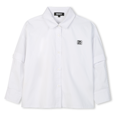 Cotton poplin shirt DKNY GIRL