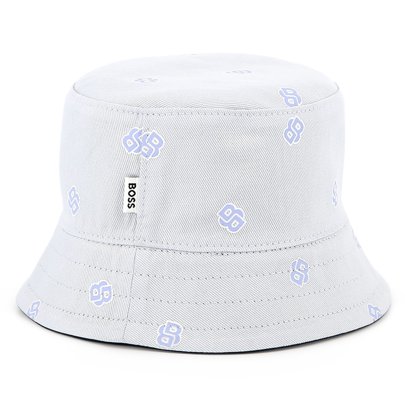 Reversible cotton bucket hat BOSS 
                        BOY