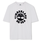 Short-sleeved T-shirt, WHITE, hi-res