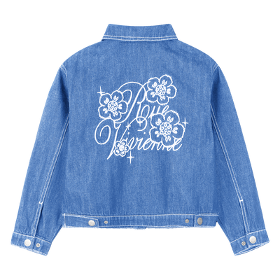 Denim jacket KENZO KIDS GIRL
