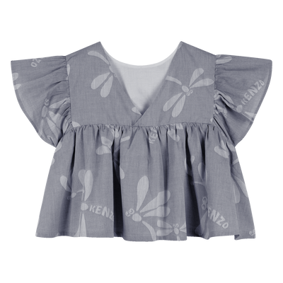 KIMONO CUT BLOUSE KENZO KIDS GIRL