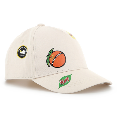 Printed cotton baseball cap KENZO KIDS UNISEX