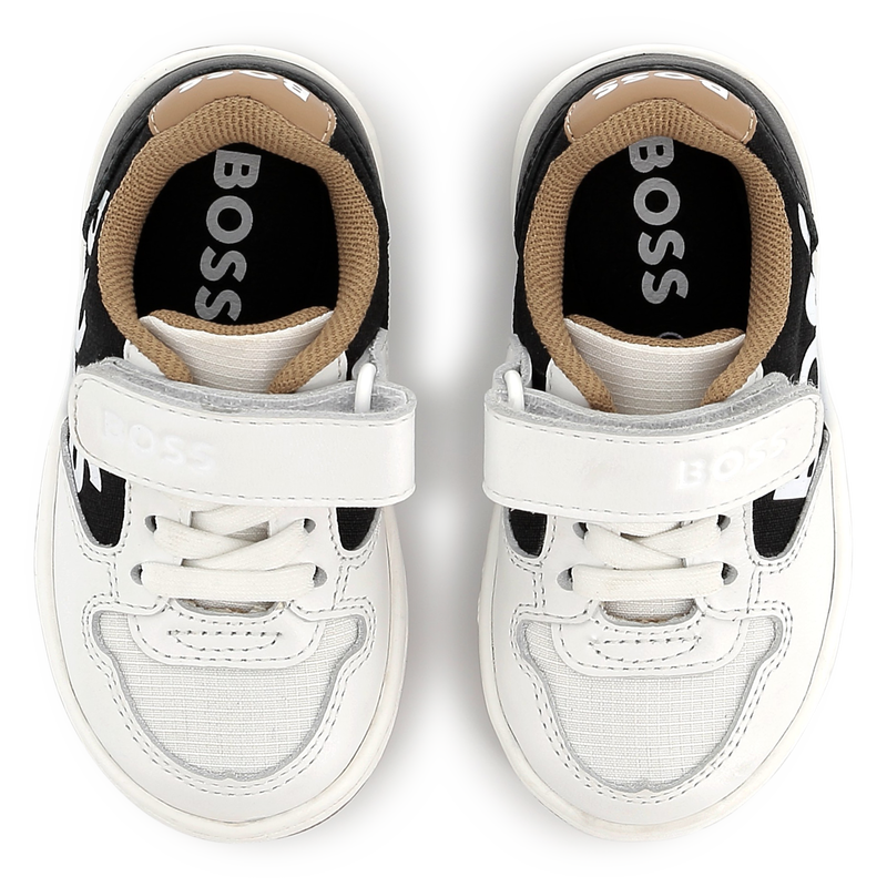 Leather lace-up trainers BOSS 
                        BOY