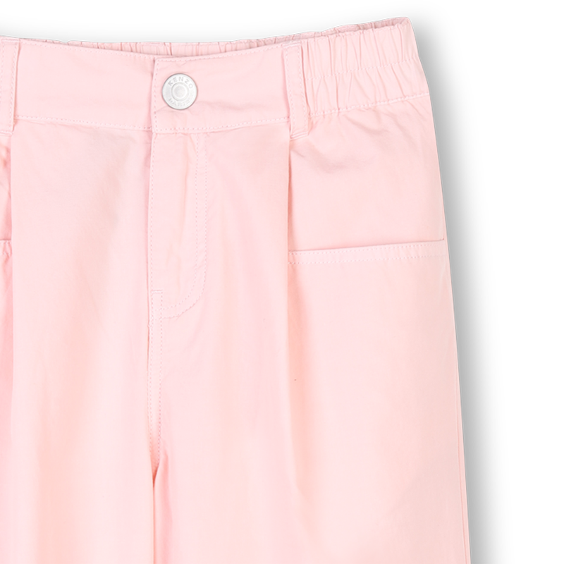 Flared poplin trousers KENZO KIDS 
                        GIRL