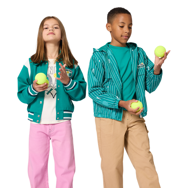 CARDIGAN WITH PRESS STUDS KIDS AROUND 
                        GIRL