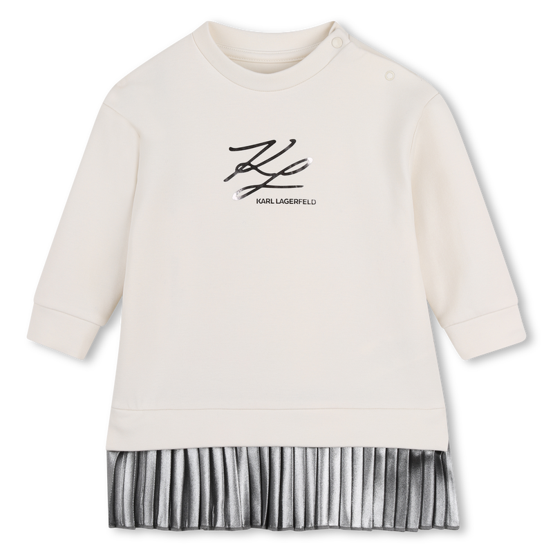 Long Sleeve Dress KARL LAGERFELD KIDS 
                        GIRL