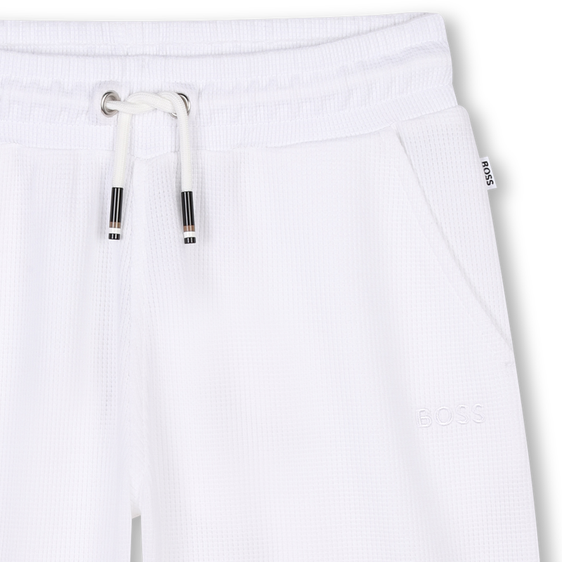 Waffle-knit jogging trousers BOSS 
                        BOY