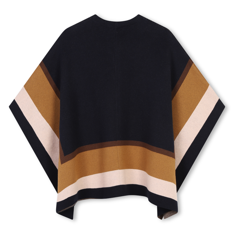 Multicolored Striped Cape CHLOE 
                        GIRL