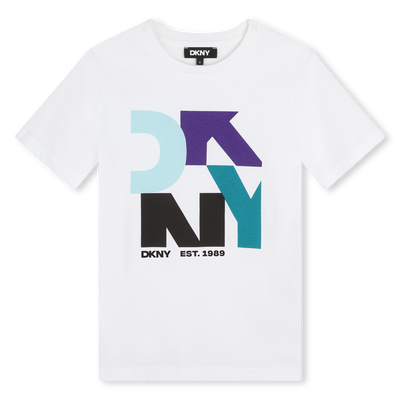Short-Sleeved Cotton T-Shirt DKNY BOY