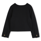 Cardigan with gold buttons GIVENCHY 
                    GIRL
