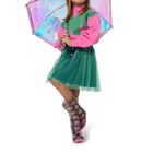 Bi-material press-stud skirt BILLIEBLUSH 
                    GIRL