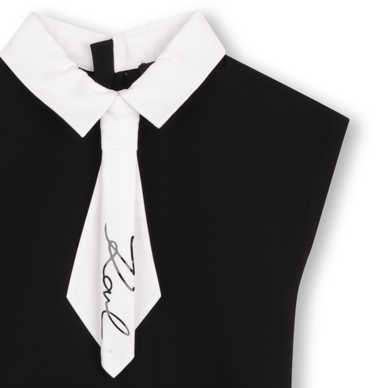 SHORT SLEEVE DRESS KARL LAGERFELD KIDS 
                        GIRL