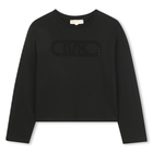 Long-sleeved jersey T-shirt MICHAEL KORS 
                    GIRL