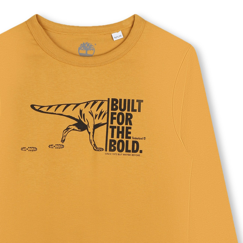 T-shirt with print and message TIMBERLAND 
                        BOY