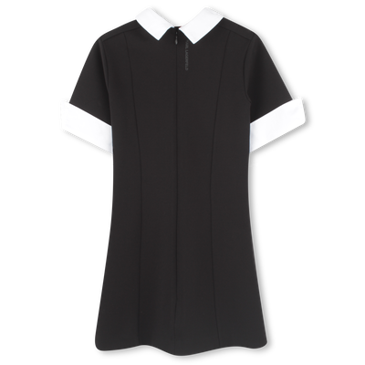 Short-sleeved dress KARL LAGERFELD KIDS GIRL