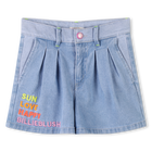 Adjustable-waist denim shorts BILLIEBLUSH 
                    GIRL