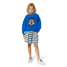 Chequered cotton skirt KENZO KIDS 
                    GIRL
