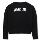 Contrasting V-neck sweater with a back ZADIG & VOLTAIRE 
                    GIRL
