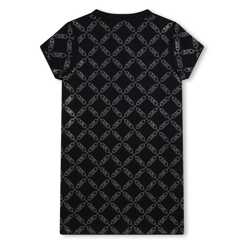 Studded short-sleeved dress MICHAEL KORS 
                        GIRL