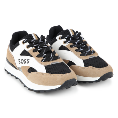 Lace-up leather trainers BOSS BOY