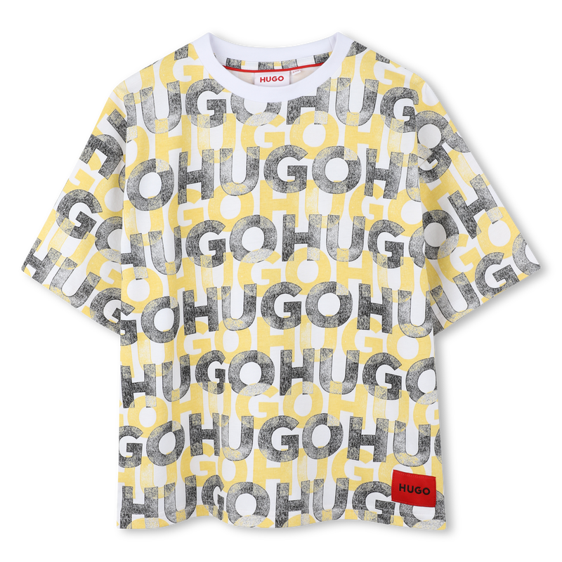 All-over print T-shirt HUGO 
                        BOY