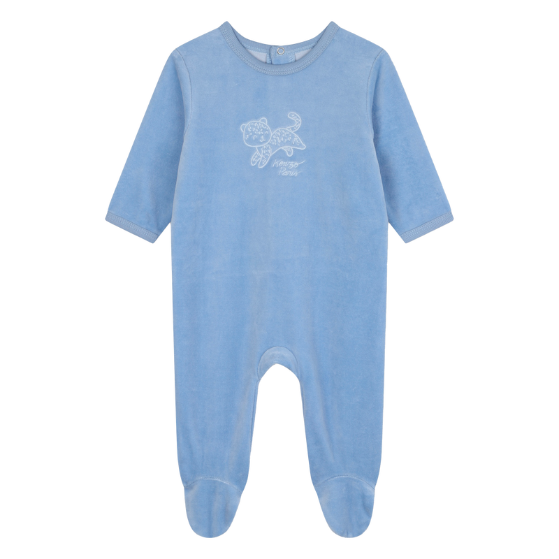 Embroidered velvet pyjamas KENZO KIDS 
                        BOY