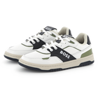 Dual-fabric lace-up trainers BOSS 
                    BOY