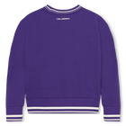 Sweatshirt with print KARL LAGERFELD KIDS 
                    GIRL
