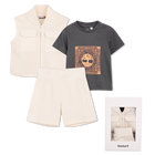 Cardigan, t-shirt and shorts set TIMBERLAND 
                    BOY