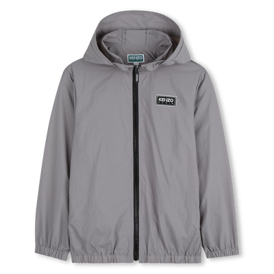 Hooded windbreaker KENZO KIDS BOY