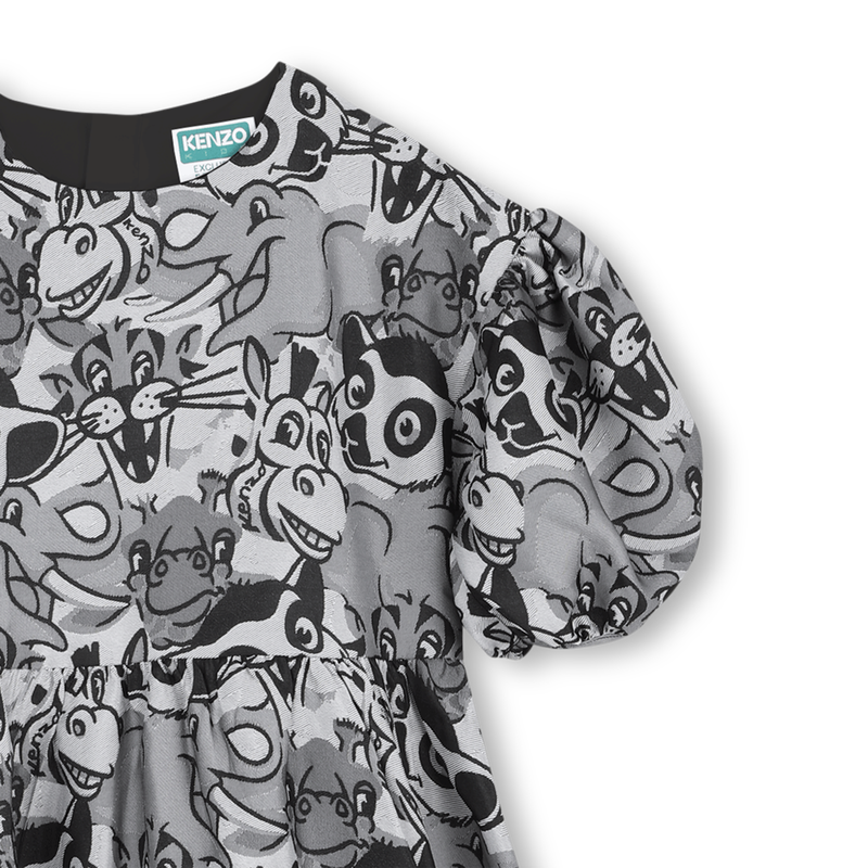Balloon sleeve dress KENZO KIDS 
                        GIRL