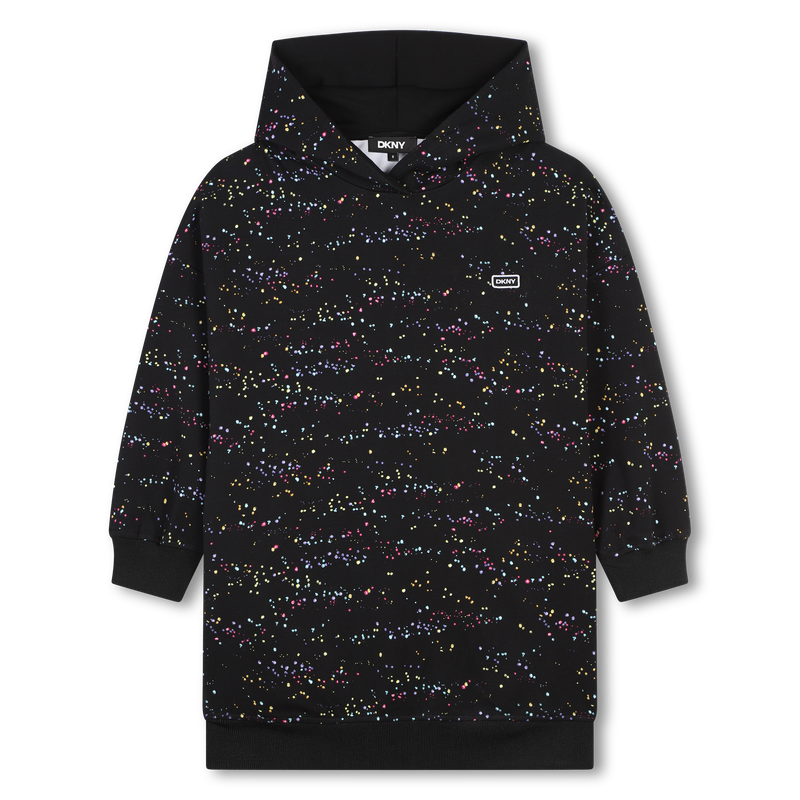 Printed hooded dress DKNY 
                        GIRL