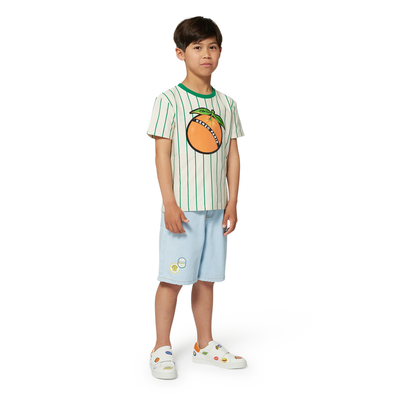 Embroidered Bermuda shorts KENZO KIDS 
                        BOY