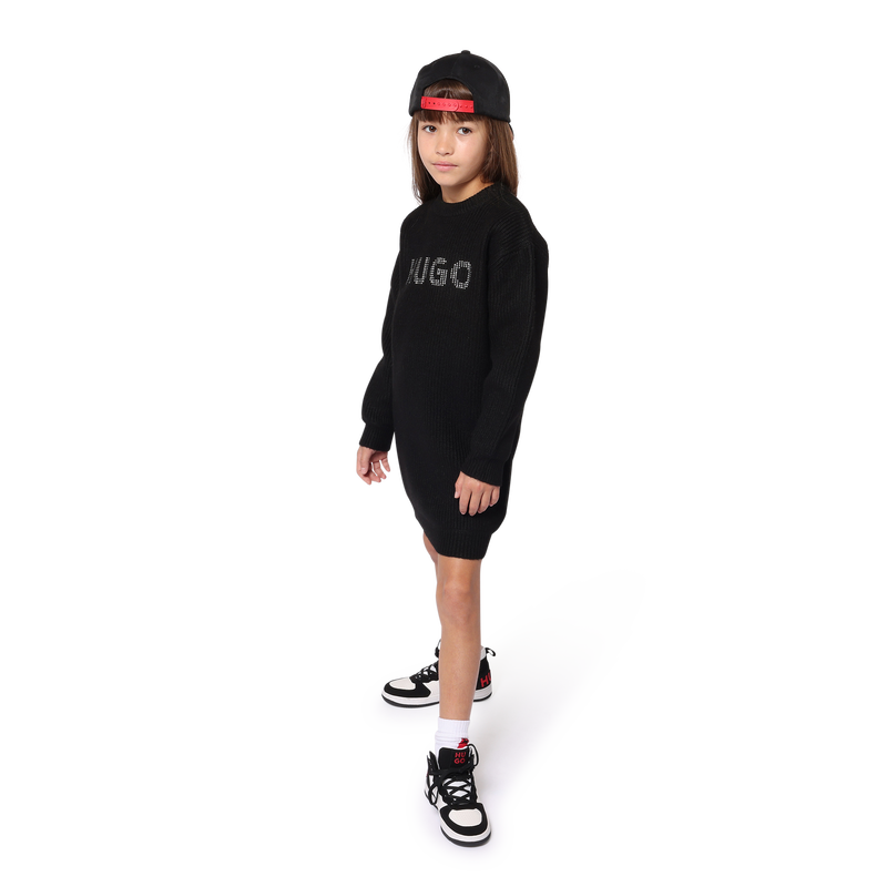 Studded Sweater Dress HUGO 
                        GIRL