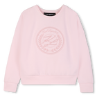 Printed maxi sweatshirt, PINK, hi-res
