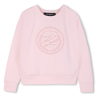 PRINTED MAXI SWEATSHIRT KARL LAGERFELD KIDS GIRL