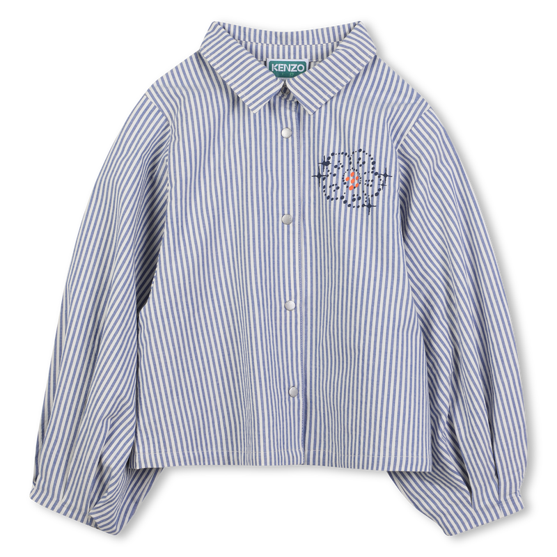 Striped cotton blouse KENZO KIDS 
                        GIRL