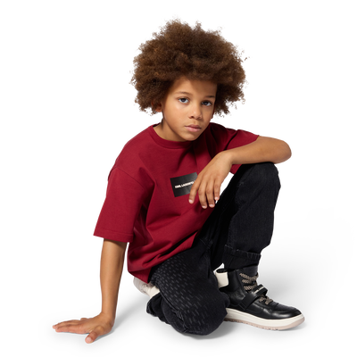 Short sleeve t-shirt KARL LAGERFELD KIDS BOY