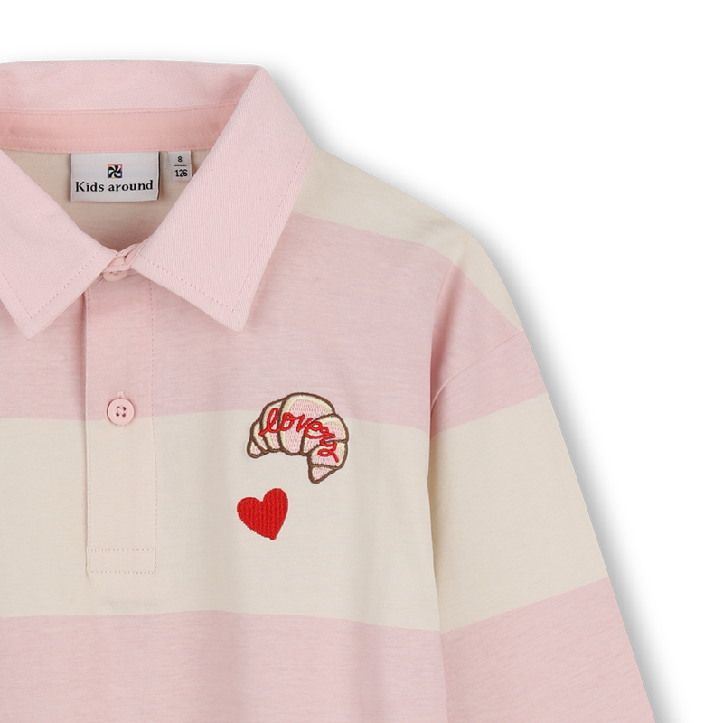Long sleeve polo KIDS AROUND 
                        GIRL