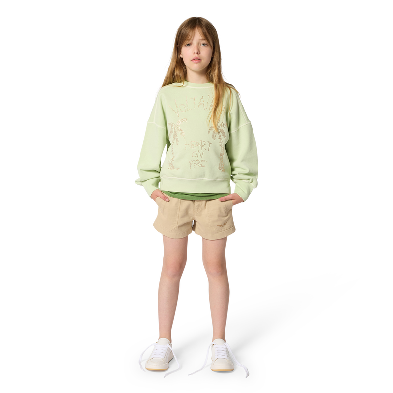 ROUND NECK SWEATSHIRT ZADIG & VOLTAIRE 
                        GIRL