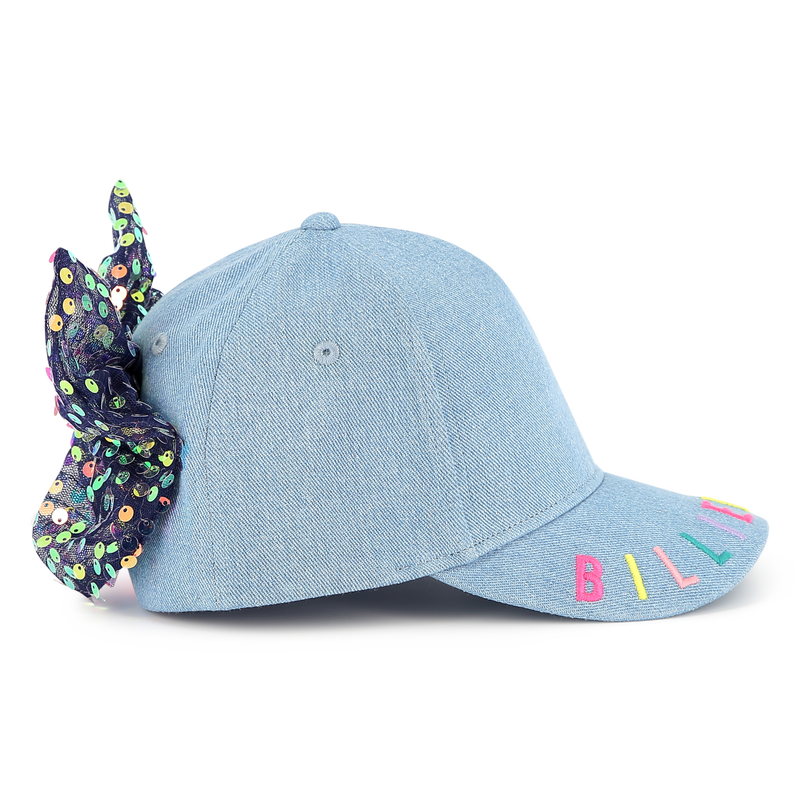 Denim baseball cap with bow BILLIEBLUSH 
                        GIRL