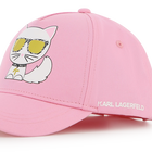 Cap illustration choupette KARL LAGERFELD KIDS 
                    GIRL